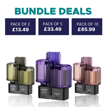 HQD Glow Air 35k, 35000 Puffs Prefilled Refill Pods - Starting From £6.60